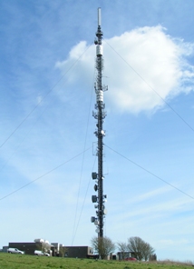 Beacon Hill mast (mid-March 2008)